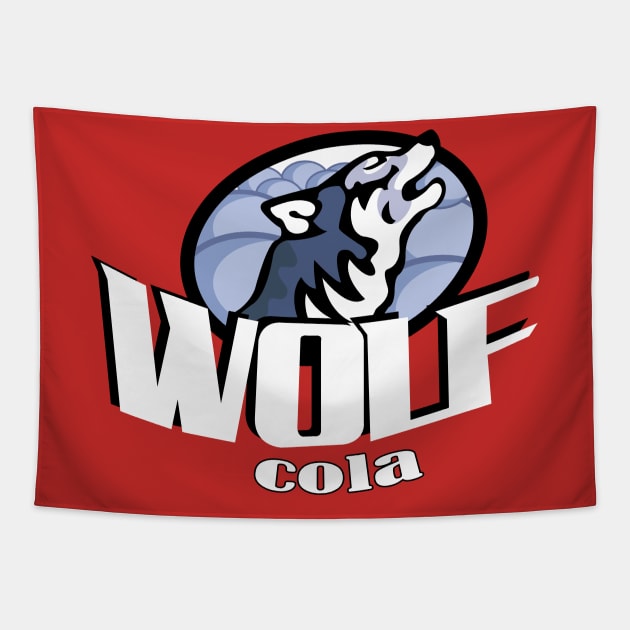 Wolf Cola Tapestry by tvshirts