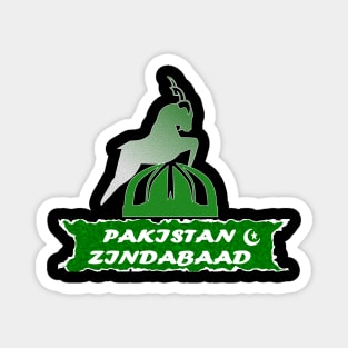 PAKISTAN ZINDABAAD - LONG LIVE PAISTAN Magnet