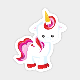 Cute Unicorn, Little Unicorn, Magic Unicorn Magnet