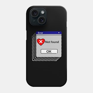 Error: you are heartless Phone Case