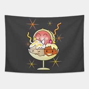 Don't Worry Eat Ice Cream Tapestry