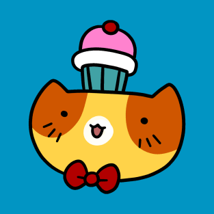 Cupcake Cat Face T-Shirt