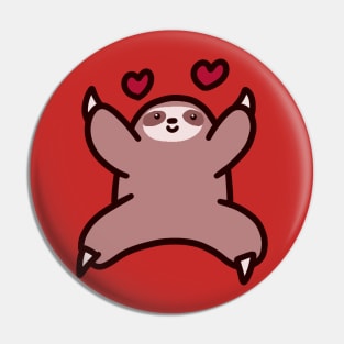 Sloth Love Pin