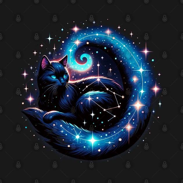 Cosy Cosmic Cat by tracydixon