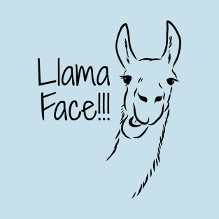 Llama Face T-Shirt