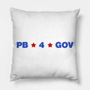 PB 4 GOV - Mr Peanut Butter For Governor Pillow