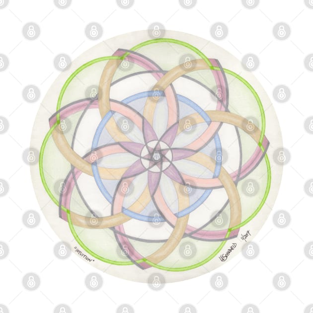 "Intuition" Alignment Mandala by Circle Vibes