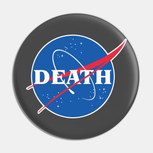 Nasa / Death Logo Tribute/Parody Design Pin