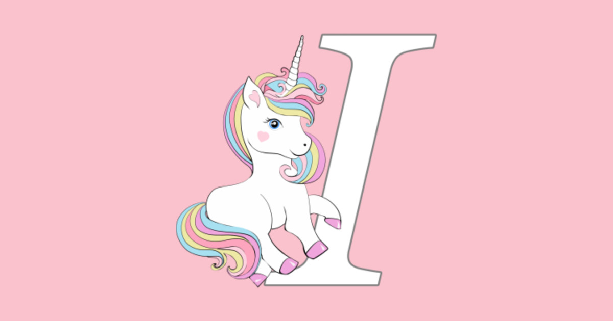 unicorn letter iunicorn fashion unicorn sticker