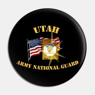 Utah - ARNG w Flag Pin