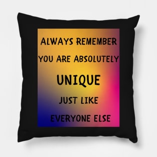 Always remember Pillow