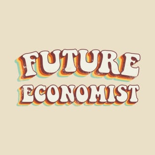 Future Economist - Groovy Retro 70s Style T-Shirt