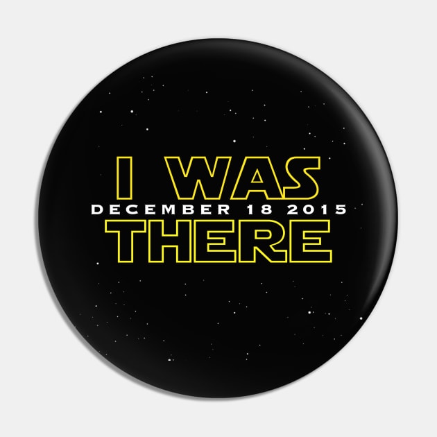 The Force Awoke Me Pin by inshapeuniverse