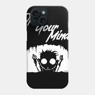 Open Your Mind White Phone Case