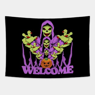 purple monster - halloween 2022 Tapestry