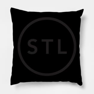 St. Louis STL Circle Left Chest Pillow