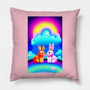 Cute bunnies Pillow