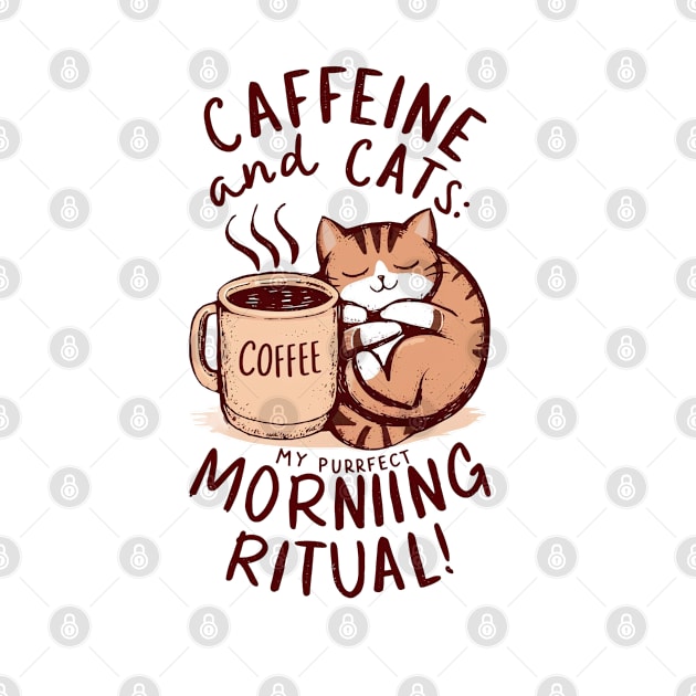 Caffeine and Cats by LegnaArt