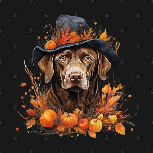 Halloween Chesapeake bay retriever lover by NatashaCuteShop