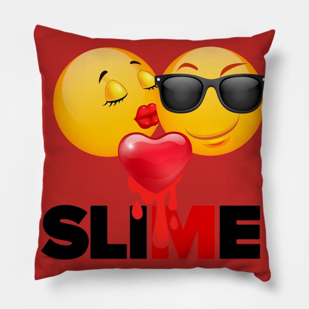 Slime St. Vibe Pillow by SlimeSt_Merch