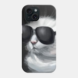 Cat with Sunglasses Phone Case