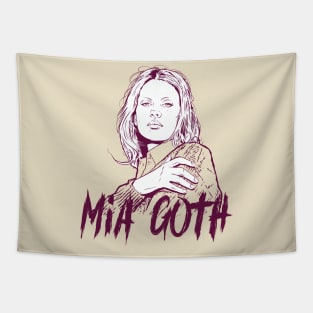 Mia The New Queen of Horror Tapestry