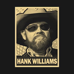 brown cream HankWilliams//retro art (exlusive) T-Shirt