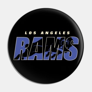 Los Angeles Rams 4 by Buck Tee Originals Pin