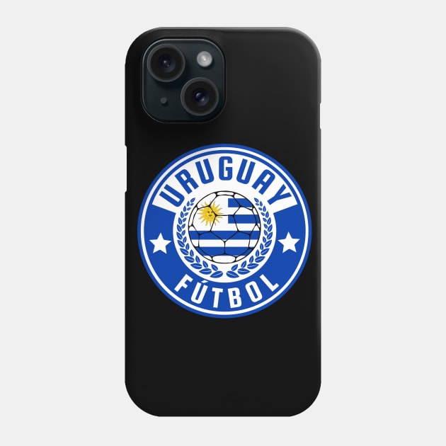 Uruguay Futbol Phone Case by footballomatic