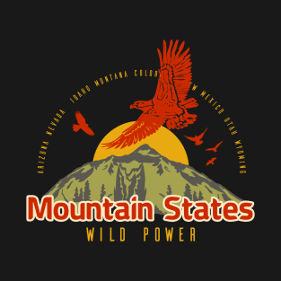 USA, America, Mountain States T-Shirt