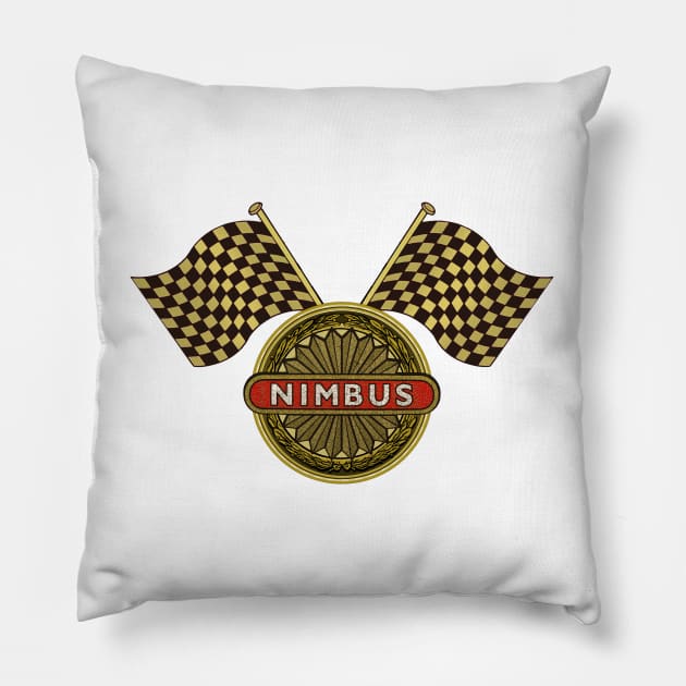 Nimbus Flag Pillow by Midcenturydave