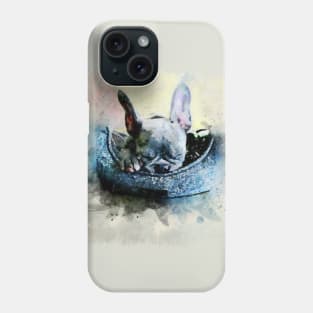 Cutie Sleeping Frenchie Puppy Bulldog Phone Case