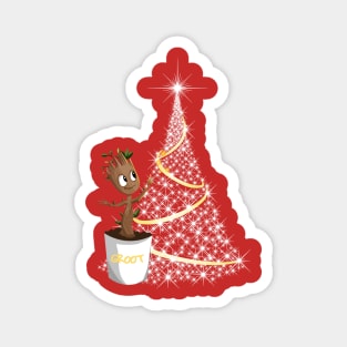 Groot Christmas Tree Magnet