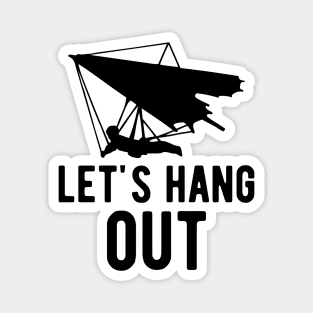 Hang Gliding - Let's Hang Out Magnet