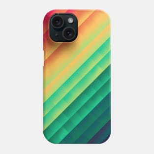 Geometric Mosaic Color Gradient T1-1 Phone Case