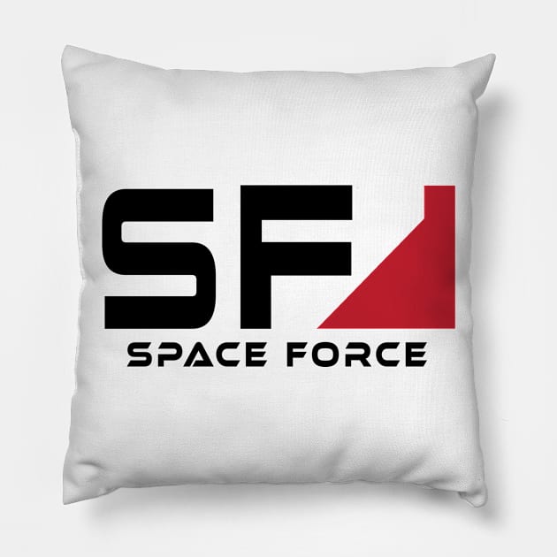 Space Force gaming T-shirt Pillow by kmpfanworks