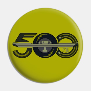 500 miles one wheel Pin