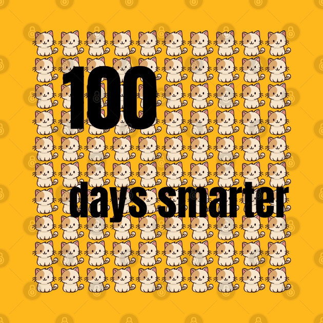 100 days smarter Cats by Pearlie Jane Creations