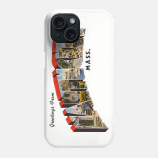 Greetings from Nantucket Massachusetts Phone Case