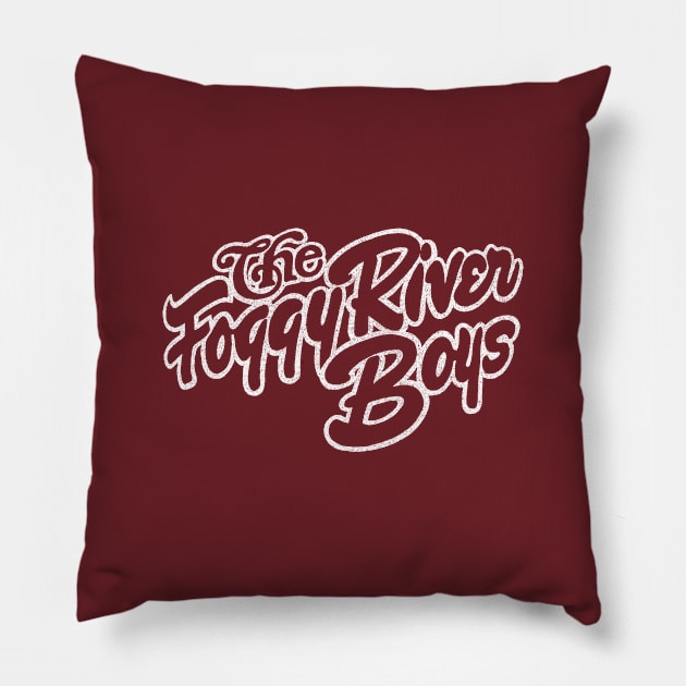 The Foggy River Boys Pillow by DankFutura