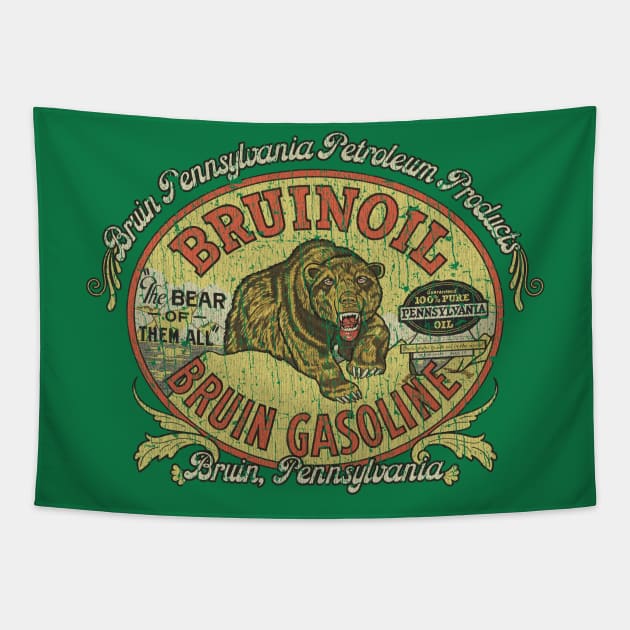 Bruin Pennsylvania Petroleum Products 1920 Tapestry by JCD666