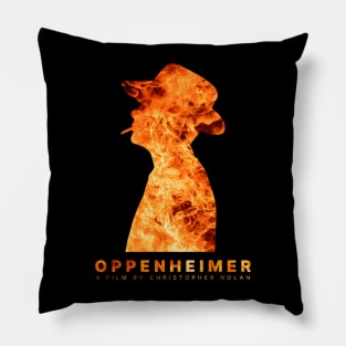 oppenheimer flame Pillow