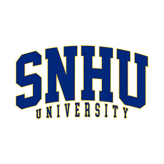 SNHU Arch Vintage Retro College University Athletic Sport