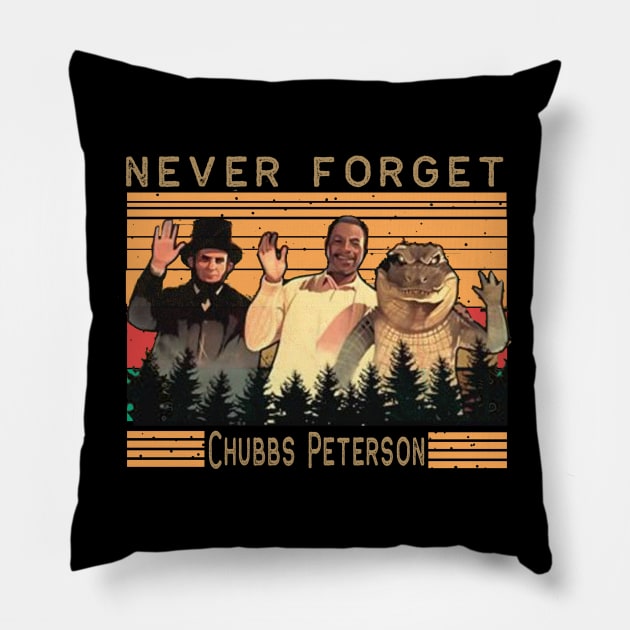 Retro Chubbs Peterson Ending Pillow by nafisah