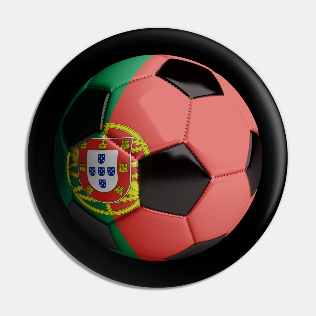 Portugal Soccer Ball Pin by reapolo