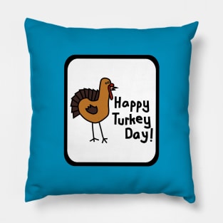 Turkey for Thanksgiving Pillow