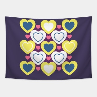 Pattern with hearts Tapestry