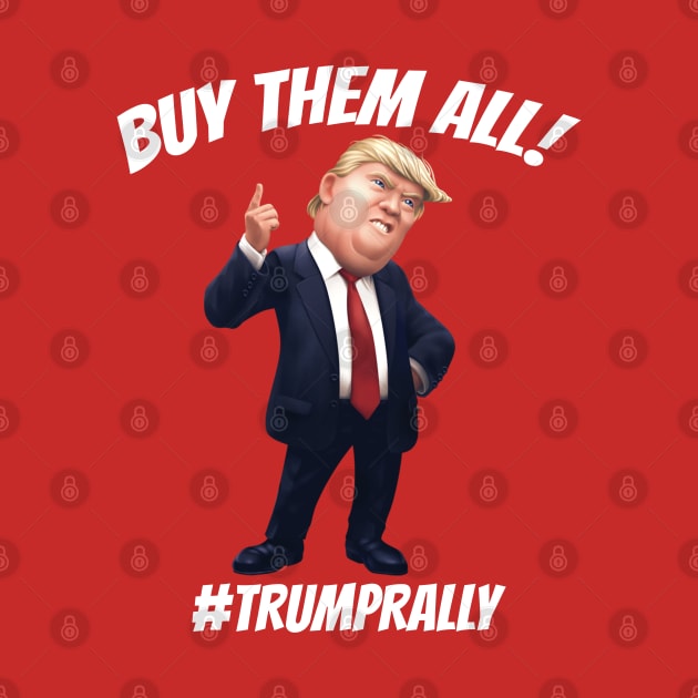 Trump rally 2019, Empty Seat Maga Tour by Boneworkshop