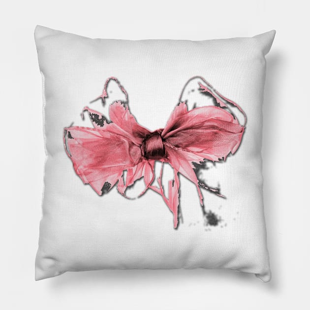 bow ribbon Pillow by momo1978