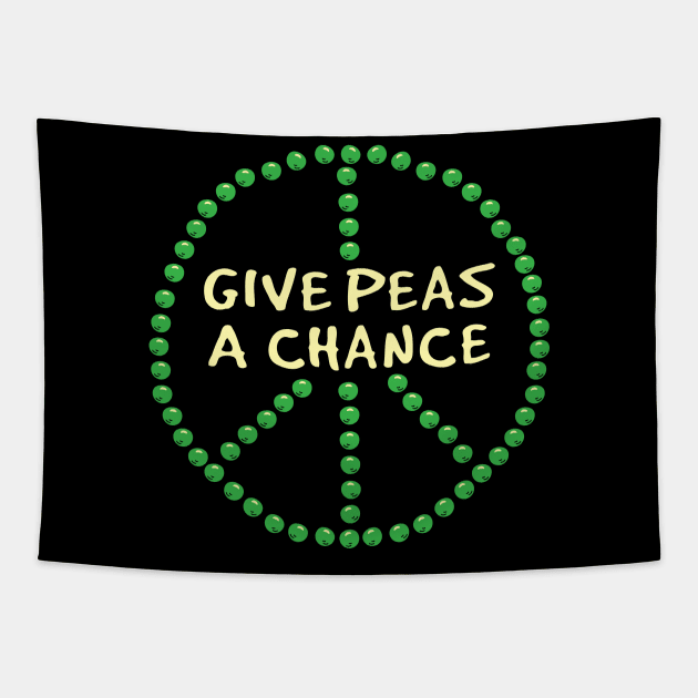 Give Peas a Chance Tapestry by teejaya